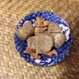 鶏レバーとコンニャクの煮物